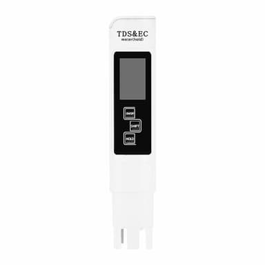 3-i-1 digital vanntester TDS EC med stort LCD-display