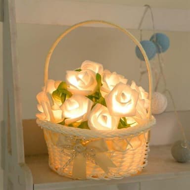 Belysning LED-sløyfe roser