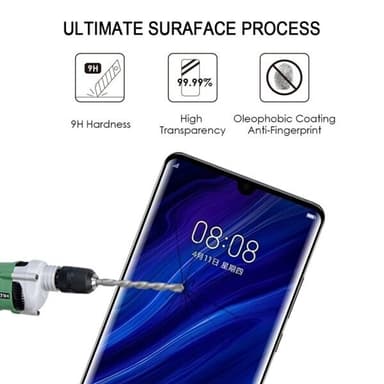3D Full Skjermbeskyttelse av herdet Glass Huawei P30 Pro
