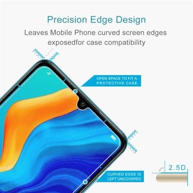 Herdet skjermbeskyttelse av glass til Huawei P30 Lite