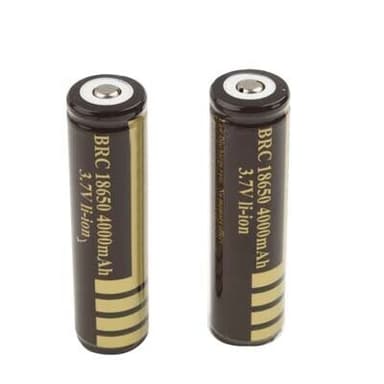 Oppladbart batteri 18650 - 4000 mAh