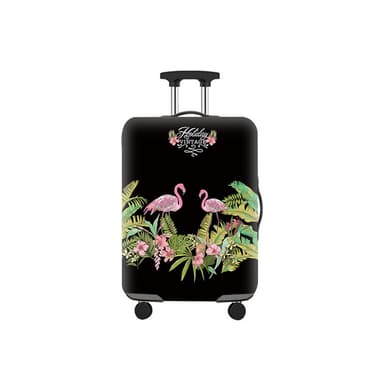 Beskyttende koffertdeksel, tykk elastisk bagasjekoffert XL Jungel flamingo mønster