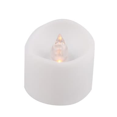 LED telys med flammende/flakkende flamme - 12-pakning med batteridrevet design
