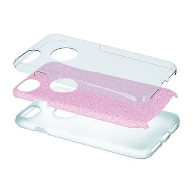 Glitrende etui til iPhone 16 Pro Max - Rosa