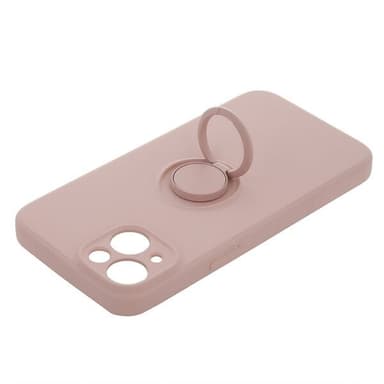 Etui med ringholder for iPhone 16 - Rosa