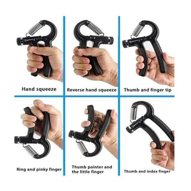 Håndtrener med justerbar styrke og ergonomisk design