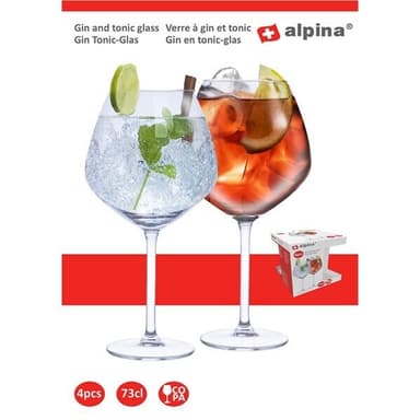 Gin&Tonic-glass 4-pak - 73cl