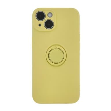 Etui med ringholder for iPhone 16 Pro - Gul
