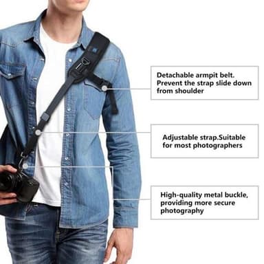 PULUZ Kamerabånd hurtigfeste til SLR/DSLR- kameraer