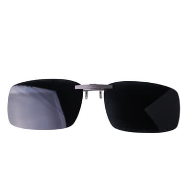 Clip-on-solbriller med UV400-beskyttelse og svart linsefarge - Large
