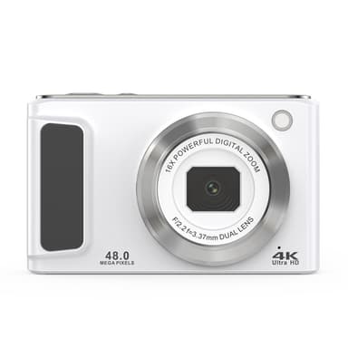 4K HD digitalkamera med stabilisering DC308 Hvit
