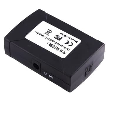 Optisk Toslink adapter til Koaksial RCA