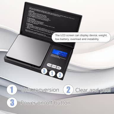 Digital vekt for smykker / gull / kaffe 0,01 g - 200 g
