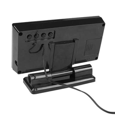 Bilklokke med termometer og voltmeter