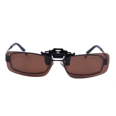 Clip-on-solbriller med UV-beskyttelse - Svart