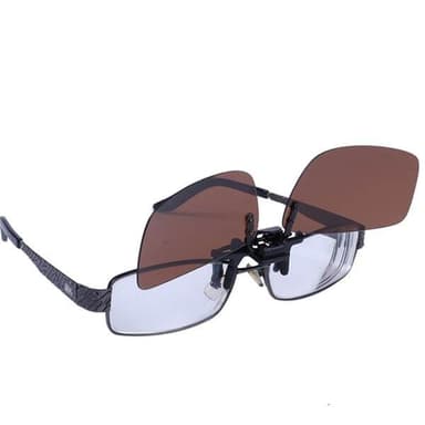 Clip-on-solbriller med UV-beskyttelse - Svart