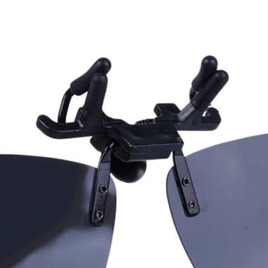 Clip-on-solbriller med UV-beskyttelse - Svart