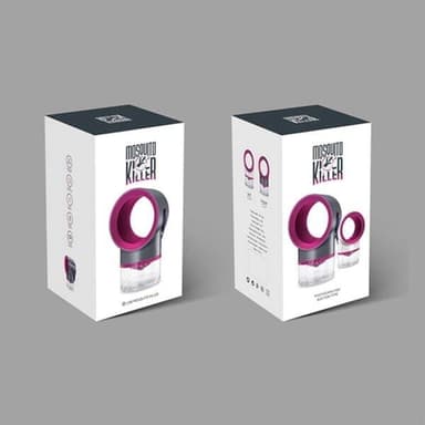 USB Myggfelle med UV-lys, hvit