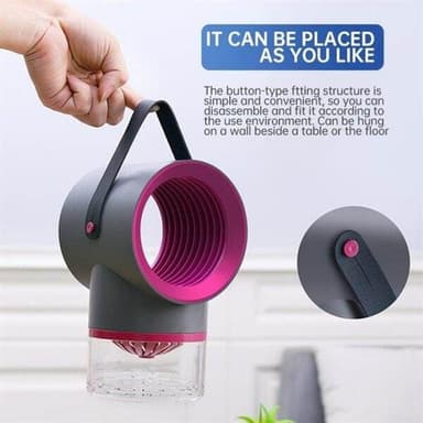USB Myggfelle med UV-lys, hvit