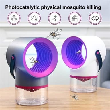 USB Myggfelle med UV-lys, hvit