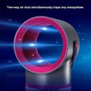 USB Myggfelle med UV-lys, hvit