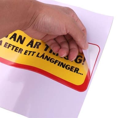 Bildekal - Tutan är trasig