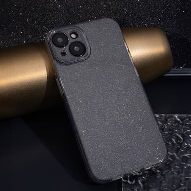 Glitrende Bakdeksel til iPhone 15 Pro Max – Transparent og Stilfullt TPU-deksel