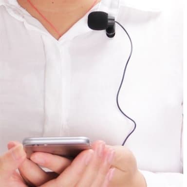 Mikrofon med Clips til Mobiltelefon & Datamaskin