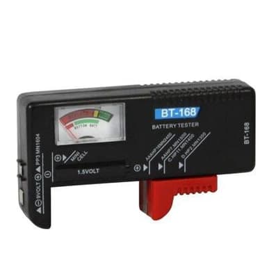Bærbar batteritester for de vanligste batteritypene