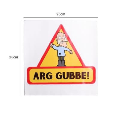 Dekal til bil - Angry Old Man