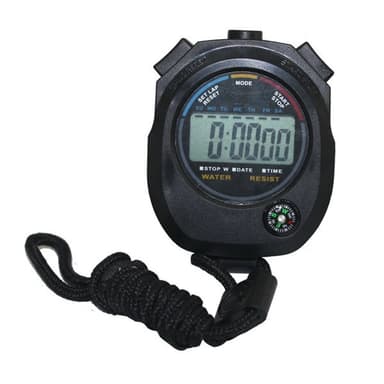 Timer/stoppeklokke med kompass