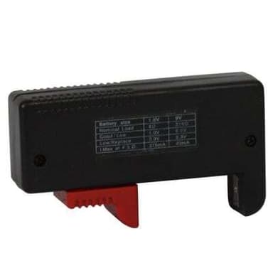 Bærbar batteritester for de vanligste batteritypene