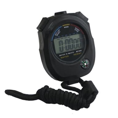 Timer/stoppeklokke med kompass