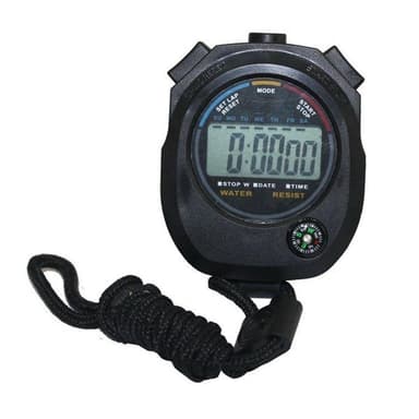 Timer/stoppeklokke med kompass