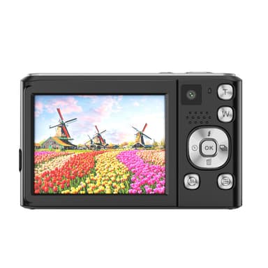 4K HD digitalkamera med stabilisering DC308 Sort