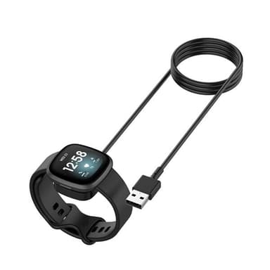 Ladekabel til Fitbit Versa 4 – 30 cm Rask og Sikker Lading