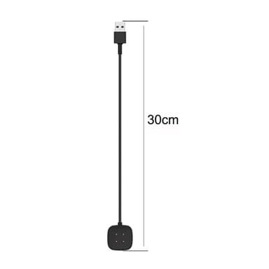 Ladekabel til Fitbit Versa 4 – 30 cm Rask og Sikker Lading