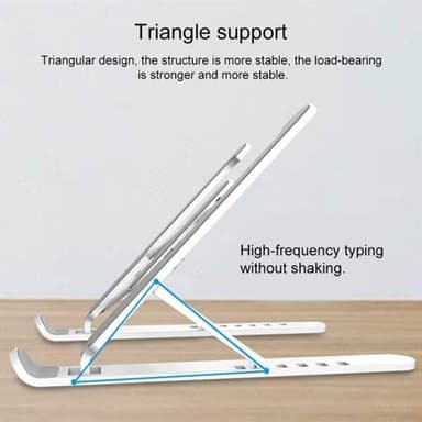 Foldbart stativ for laptop