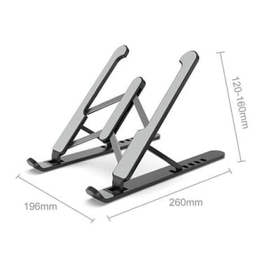 Foldbart stativ for laptop