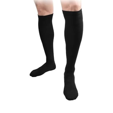 Støttestrømper av nylon størrelse L/XL - Svart