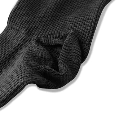 Støttestrømper av nylon størrelse L/XL - Svart