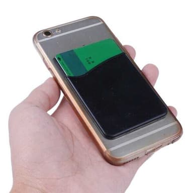 Kortholder av silikon til iPhone 8 / 7 / 6S / 6 / 5