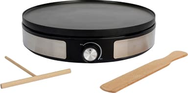 Petra 2-i-1 Reversible pannekakeplate 500014 (sort)