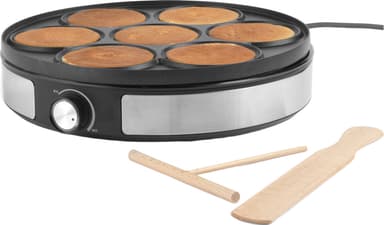 Petra 2-i-1 Reversible pannekakeplate 500014 (sort)