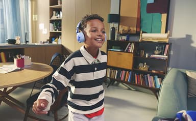 JBL Junior 320BT on-ear hodetelefoner (blå)