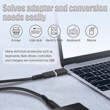 Omformer USB-C til USB 3.0, svært hurtig