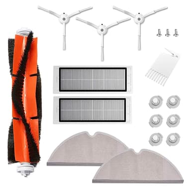 Tilbehør til Xiaomi Roborock S6 / S5 Max / S50 / S51 / S55 / S60 / S65 18 deler