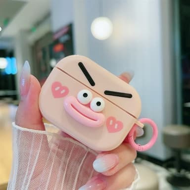 3D-emoji-etui for AirPods Pro 2 - Rosa