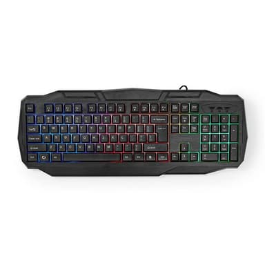 Nedis Gaming Combo Kit | 4-i-1 | Tastatur, headset, mus og musematte | Blå / Sort | QWERTZ | DE Layout