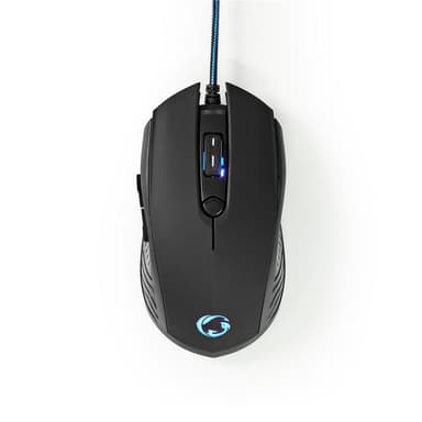 Nedis Gaming Combo Kit | 4-i-1 | Tastatur, headset, mus og musematte | Blå / Sort | QWERTZ | DE Layout